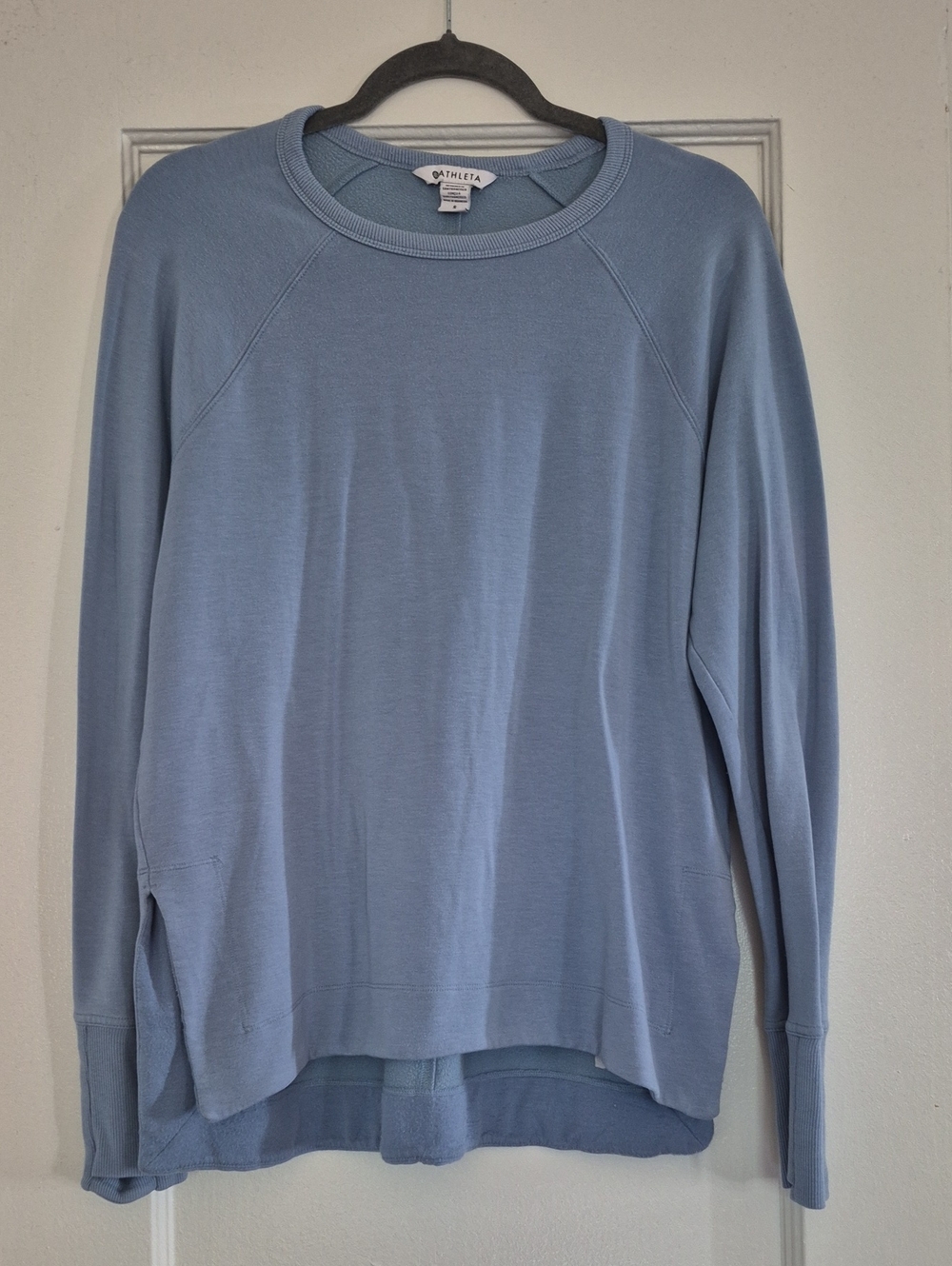 Athleta Crewneck Pullover In Light Blue